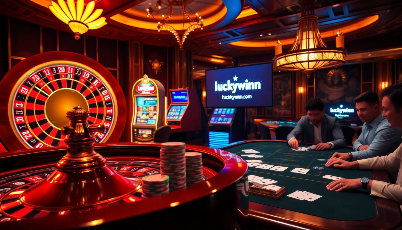 Experience thrilling gameplay at http://luckywinn.cn.com/ with vibrant casino tables and exciting slots.