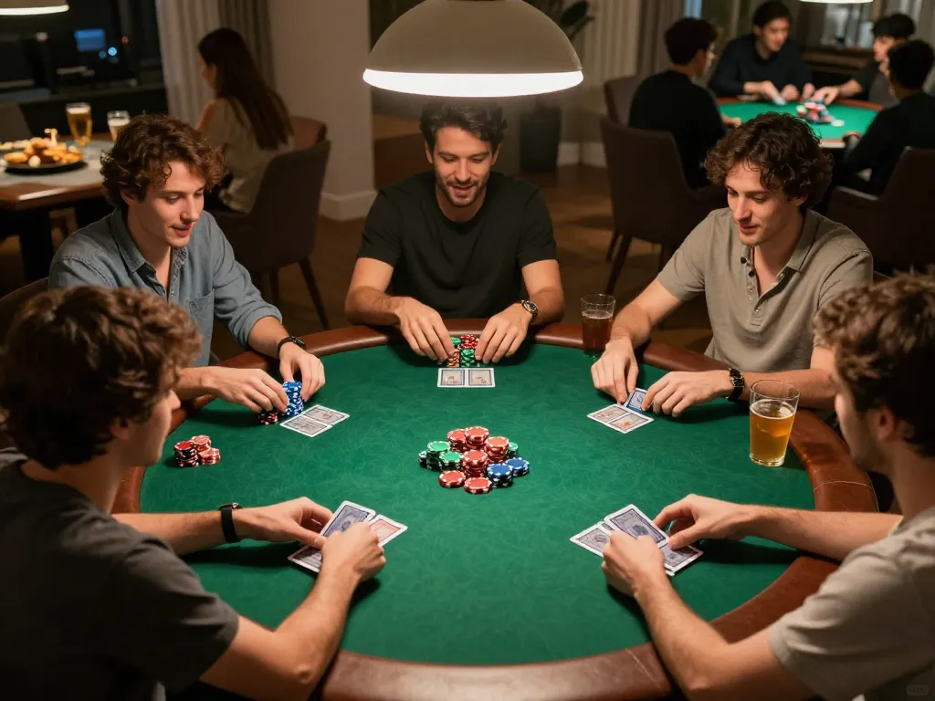 Rasakan login Sepuhplay sambil menikmati malam poker di rumah yang meriah bersama teman-teman dan suasana yang nyaman.