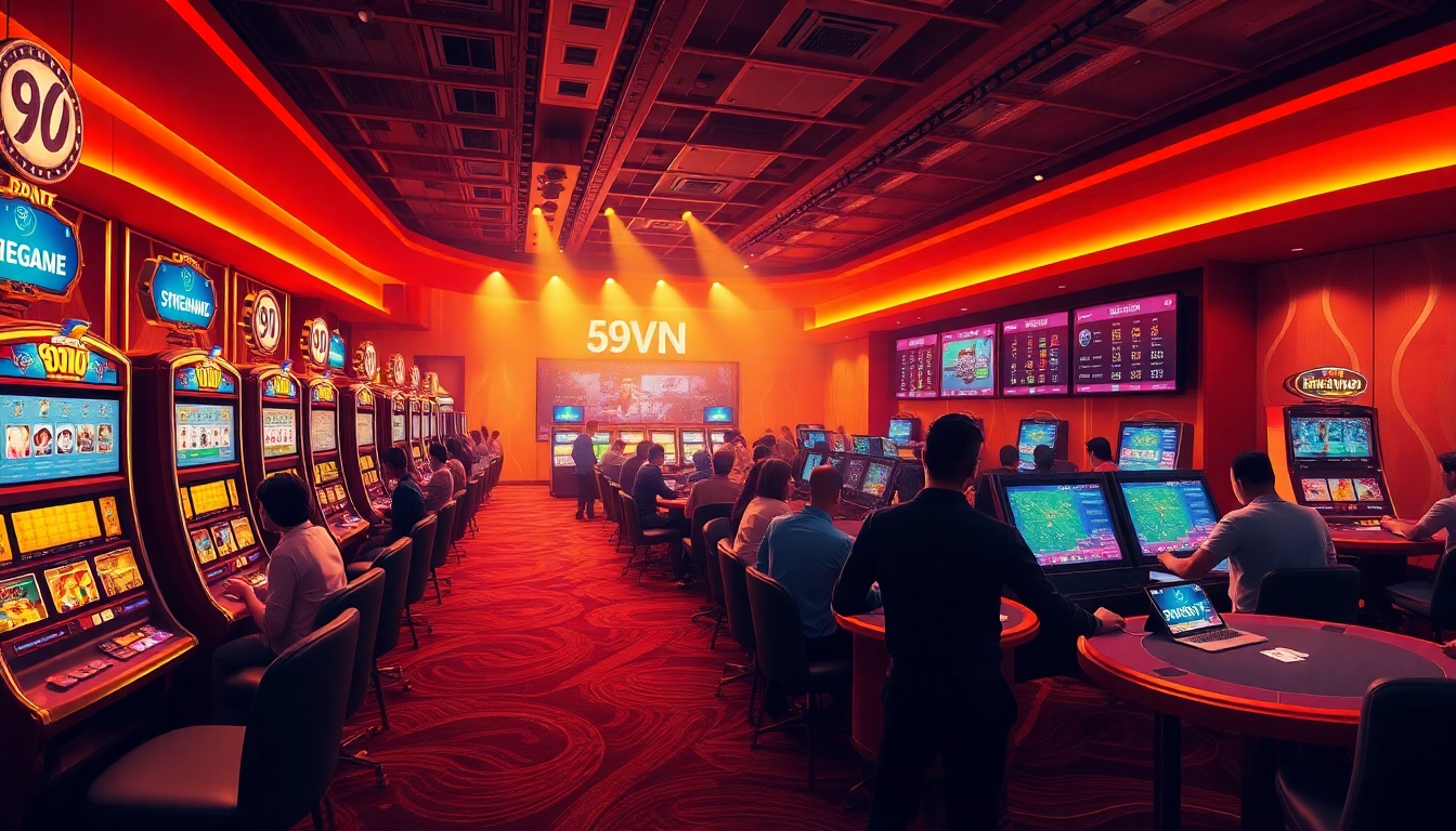 Experience the luxury and excitement of 69VN's online gambling environment.