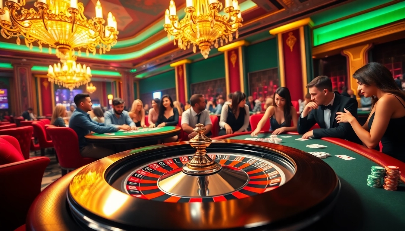 Experience the excitement of U888 com with vibrant casino aesthetics featuring roulette and poker elements.