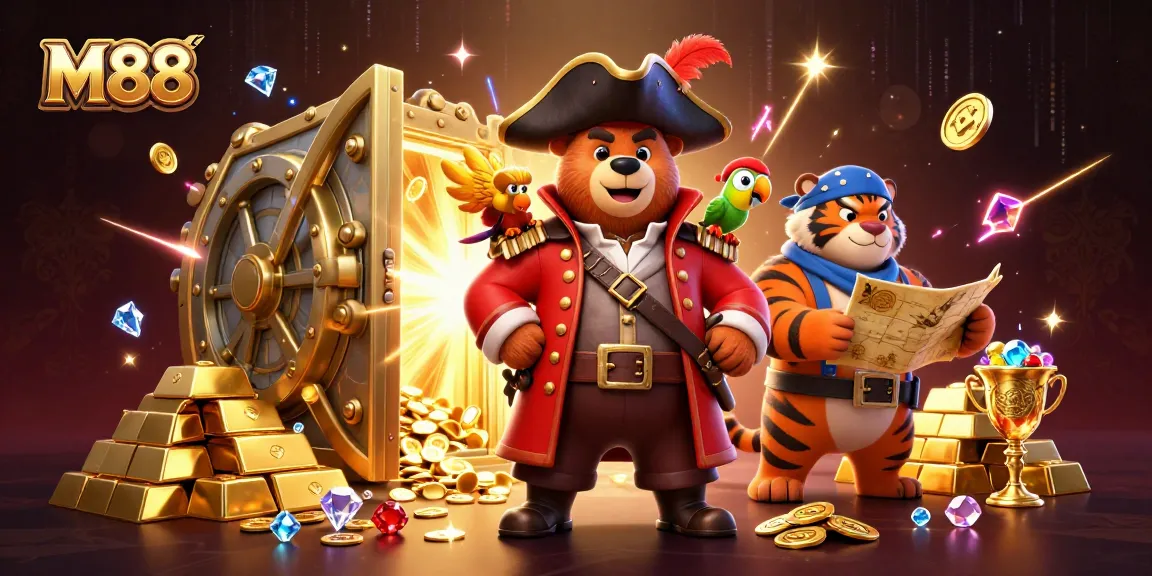 M88 enthusiasts enjoy thrilling action with treasure and gaming elements in a vibrant online casino.