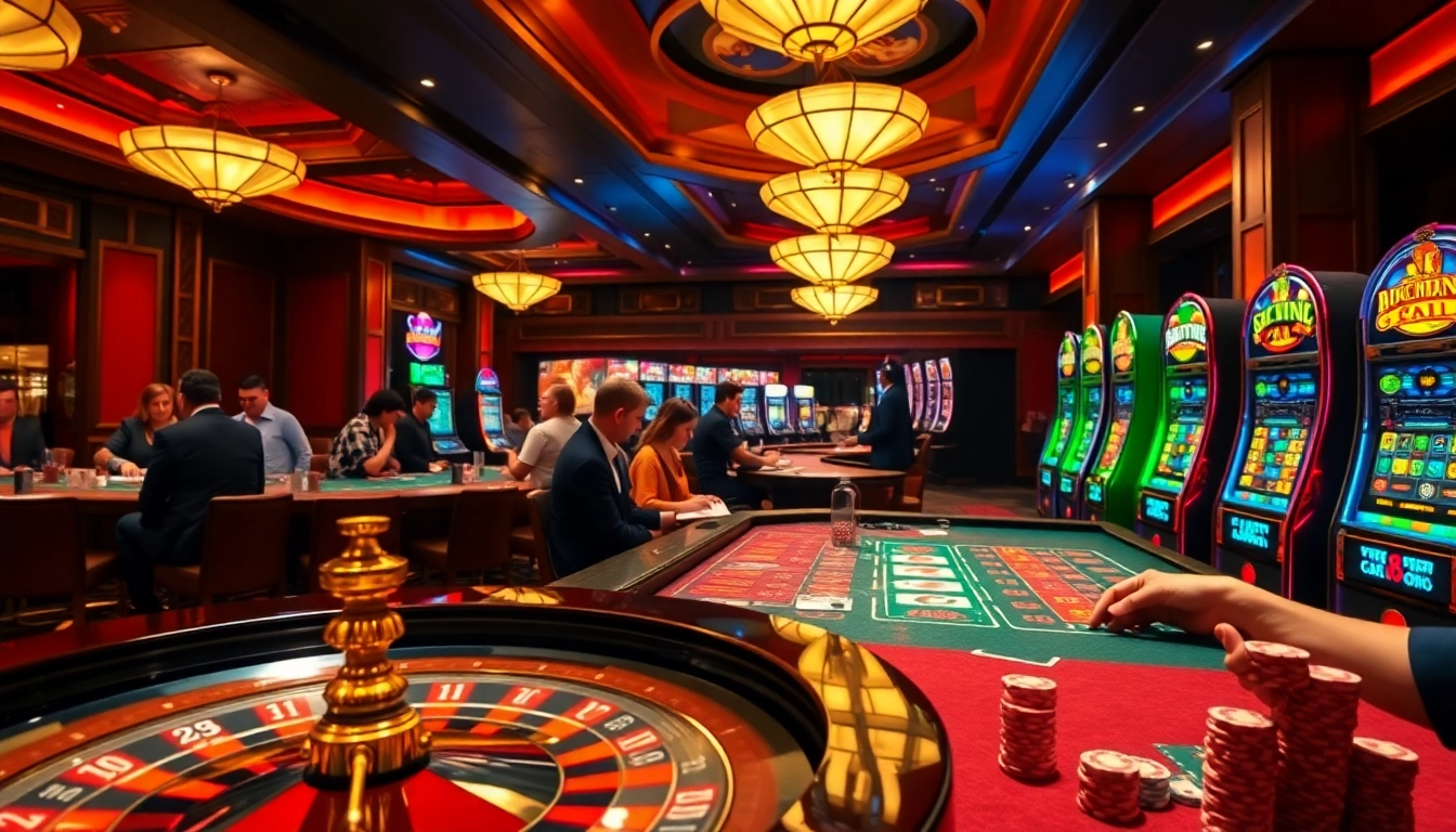 Enjoying high-stakes gaming with kl99 at a luxurious casino setting filled with excitement.