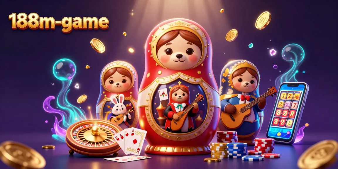 Engage in thrilling gameplay with the vibrant 188m-game featuring charming characters and exciting casino elements.
