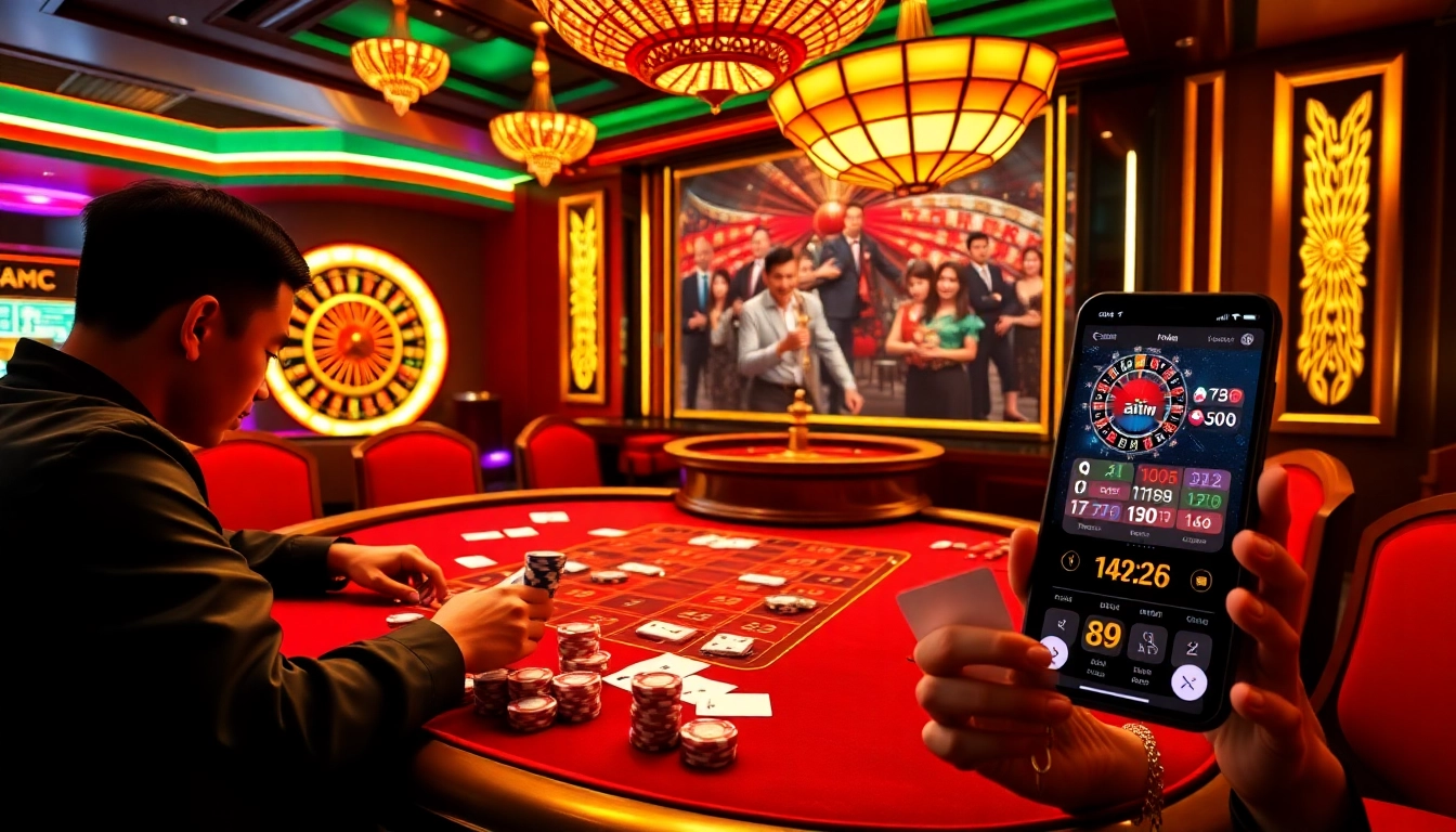 Experience the excitement of Haywin casino games with thrilling Tài Xỉu action and vibrant table setups.