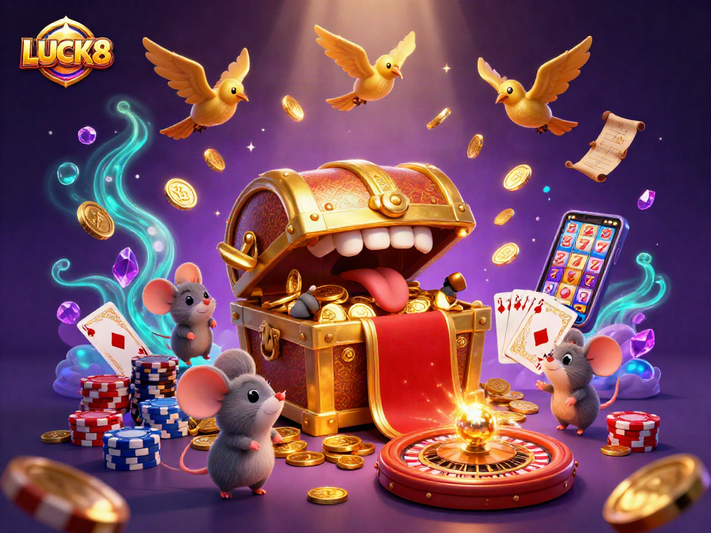 LUCK8 thu hút game thủ với hình ảnh rương kho báu công phu và thắng lợi tối đa