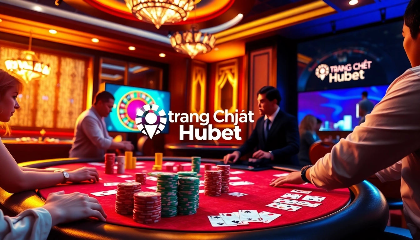 Experience the thrill of gambling at trang chủ hubet with high-stakes poker and professional dealers.
