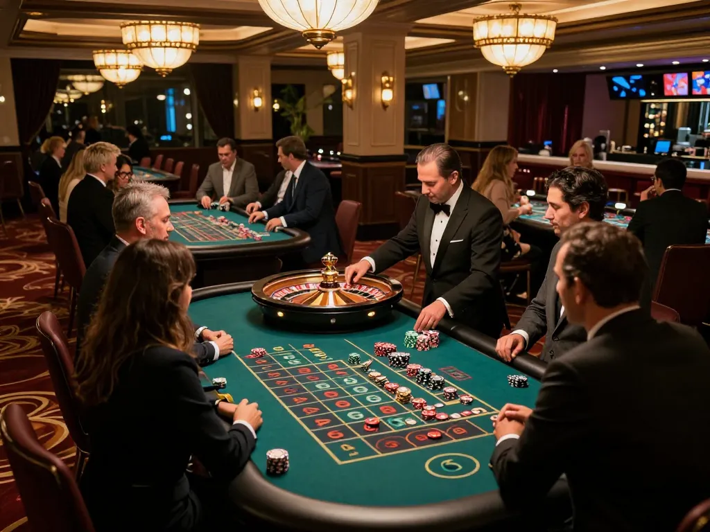 Players engaging in an exciting roulette game at nhà cái HM88, showcasing vibrant betting dynamics and tools.