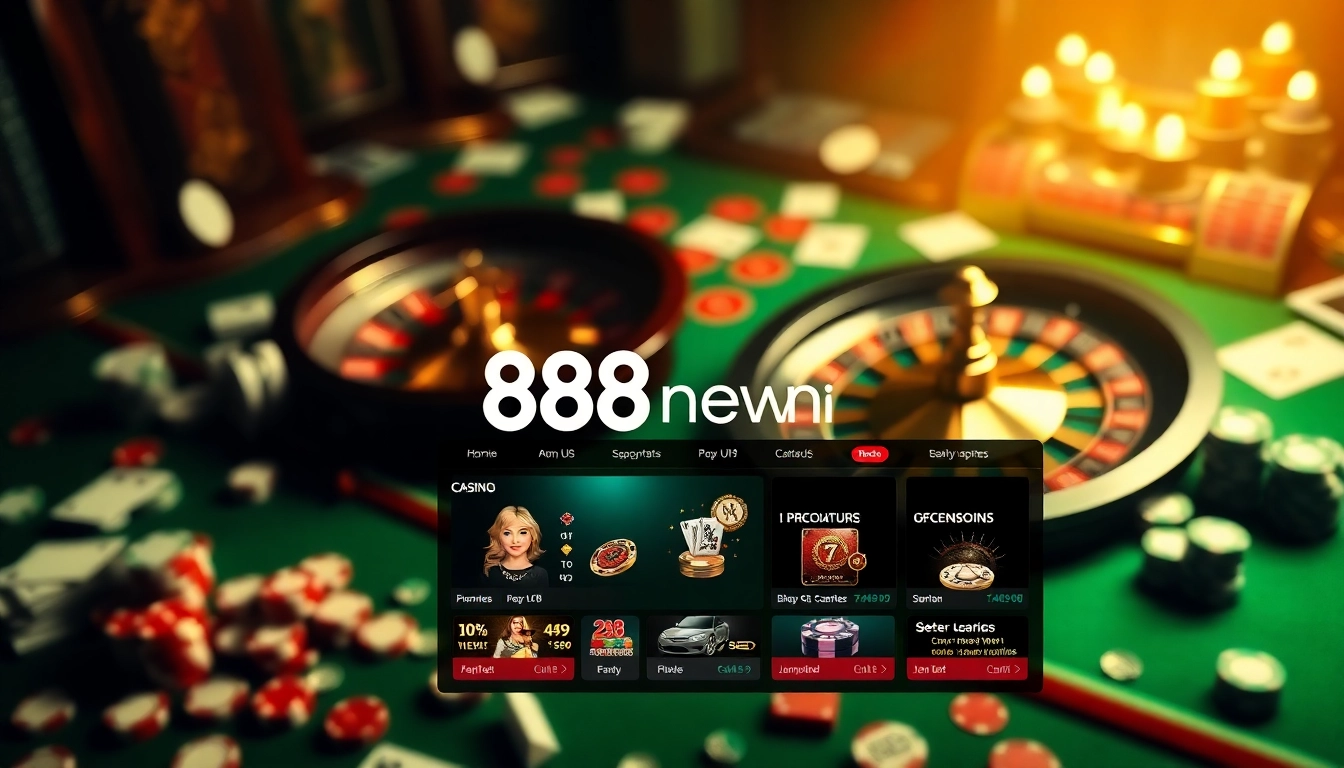 Engage with the thrilling atmosphere of 888new.com as players enjoy iconic casino games.